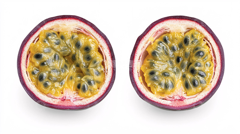 高清大图下载【趣麦麦图】两半切开的百香果