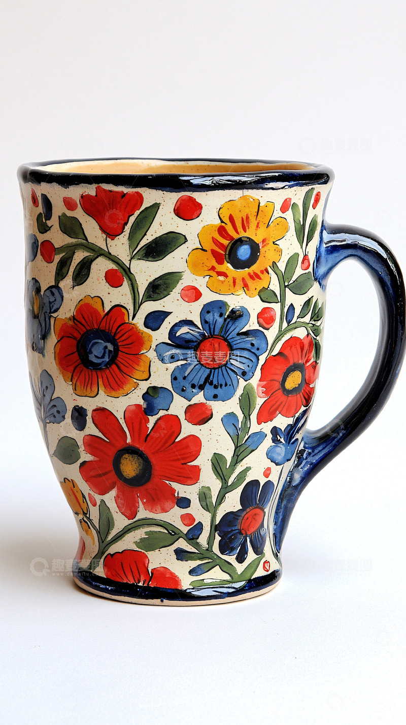 高清大图下载【趣麦麦图】手绘陶瓷马克杯