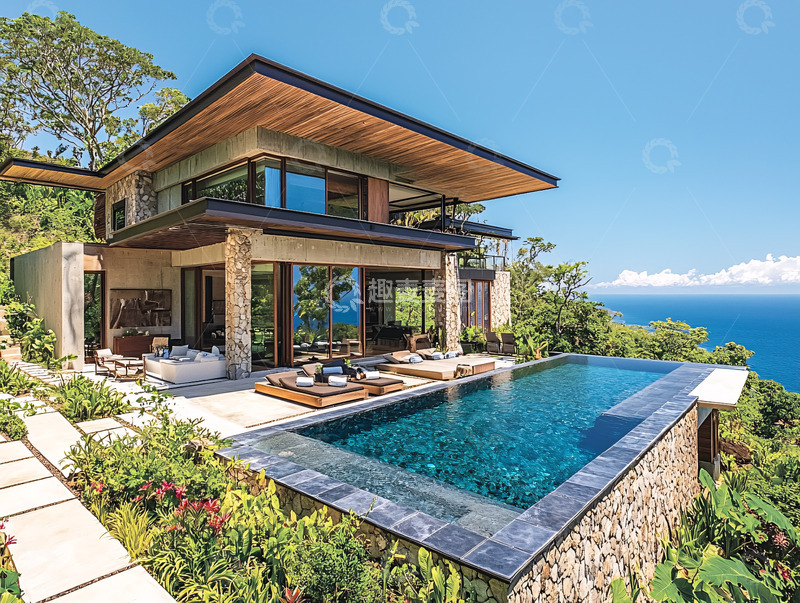 高清大图下载【趣麦麦图】海景别墅