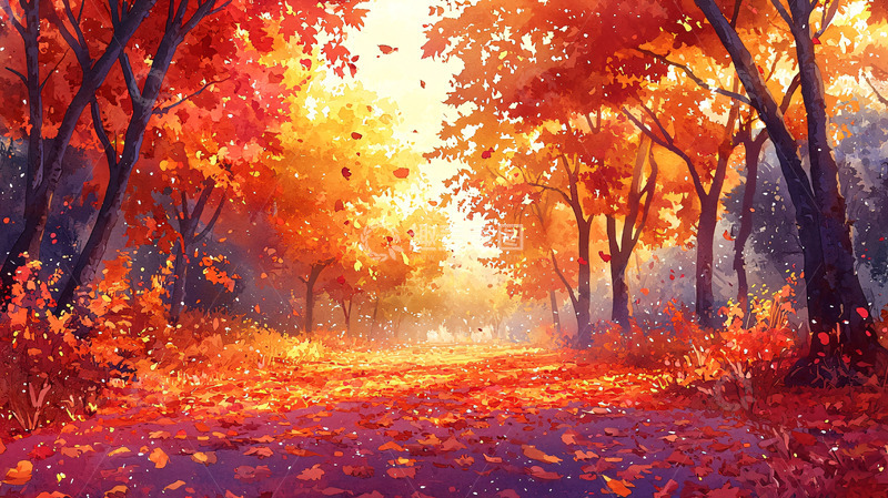 高清大图下载【趣麦麦图】秋季森林