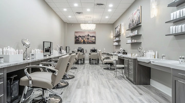 现代化美容沙龙内景