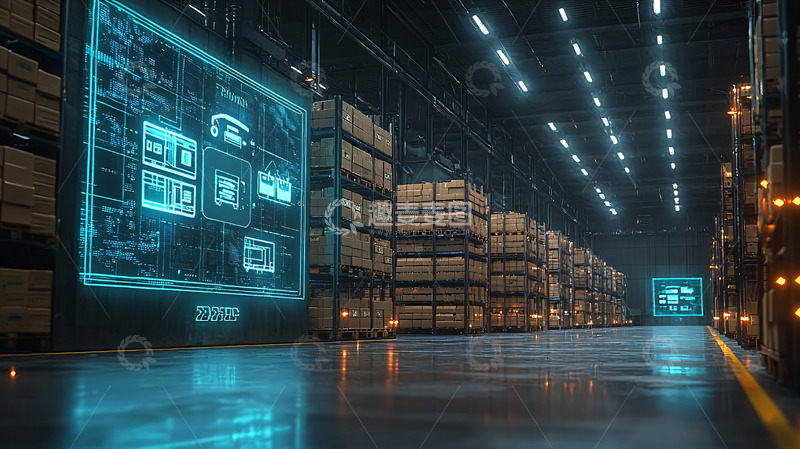 高清大图下载【趣麦麦图】智慧仓库
