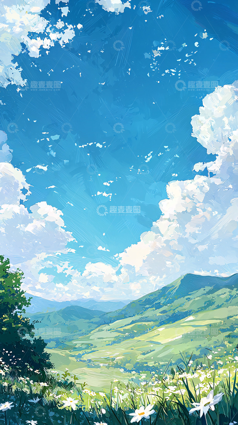 高清大图下载【趣麦麦图】清新田园风光