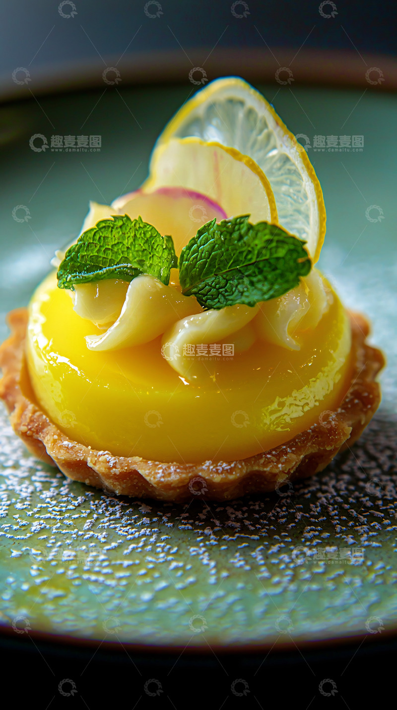 高清大图下载【趣麦麦图】柠檬塔