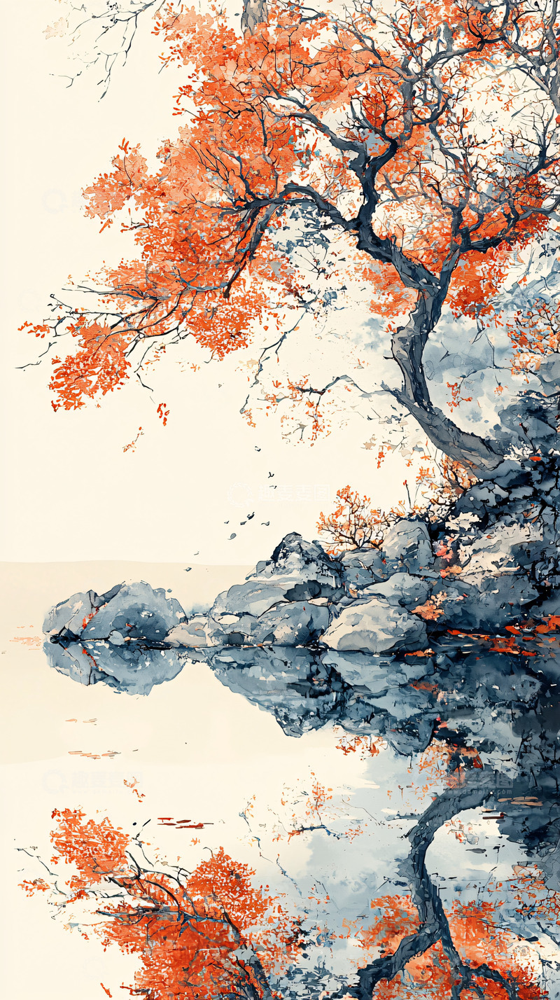 高清大图下载【趣麦麦图】水墨画