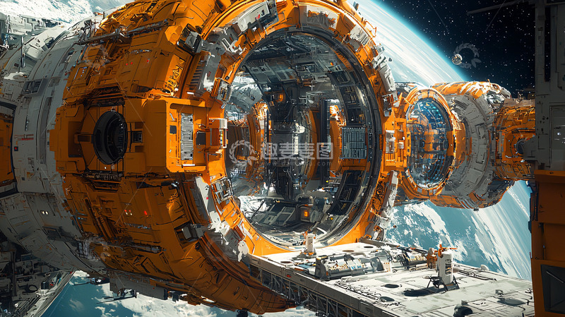 高清大图下载【趣麦麦图】太空站