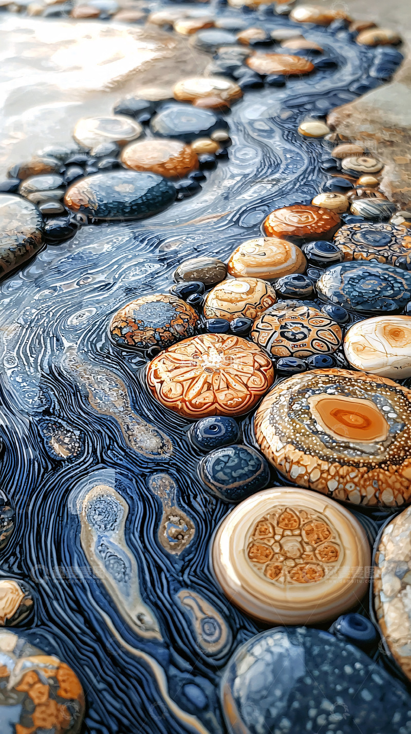 高清大图下载【趣麦麦图】石头小路