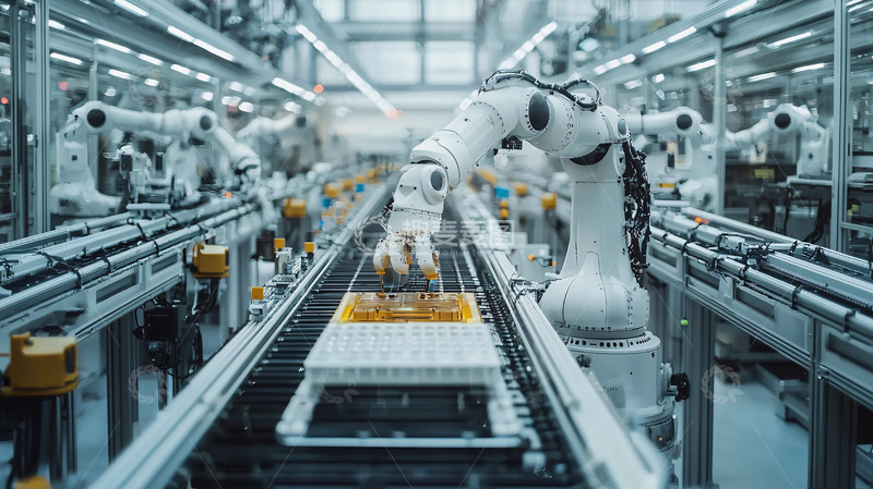 高清大图下载【趣麦麦图】自动化生产线