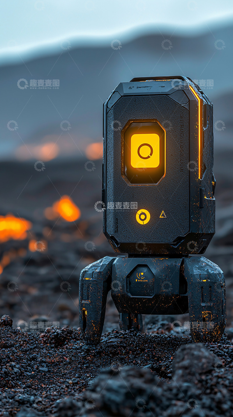 高清大图下载【趣麦麦图】科幻机器人