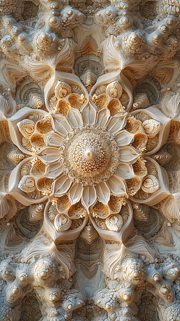 精美石雕花纹图案