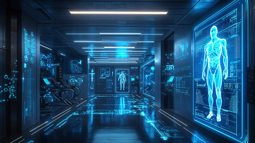 未来科技医疗走廊