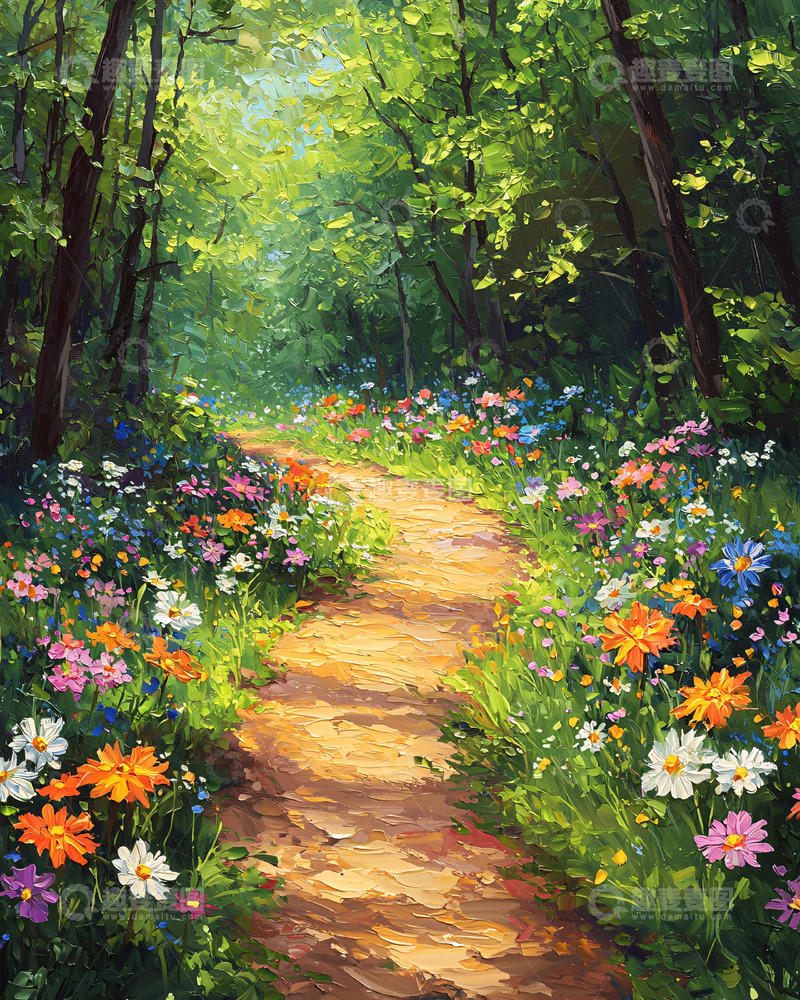 高清大图下载【趣麦麦图】森林小路