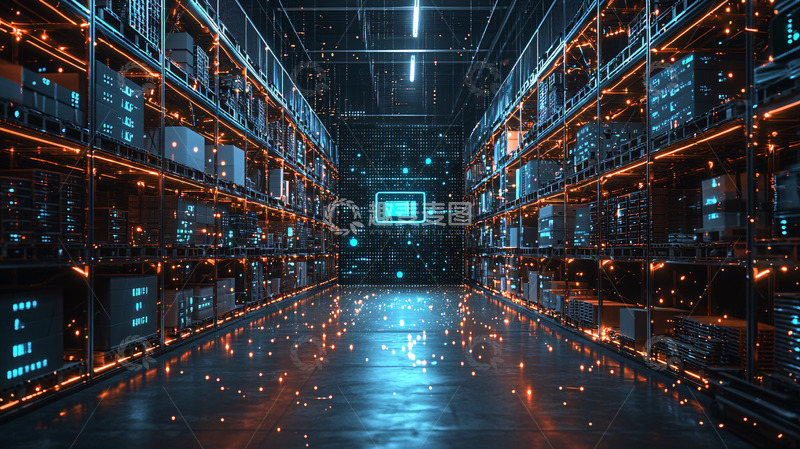 高清大图下载【趣麦麦图】科技感数据中心