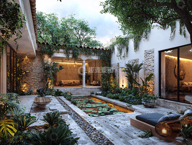 高清大图下载【趣麦麦图】庭院设计