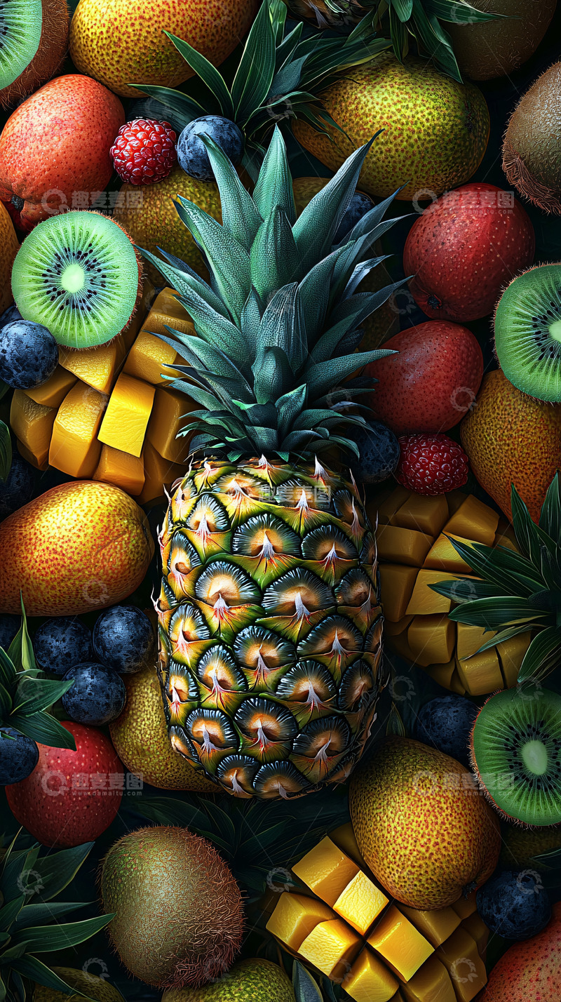 高清大图下载【趣麦麦图】热带水果高清壁纸