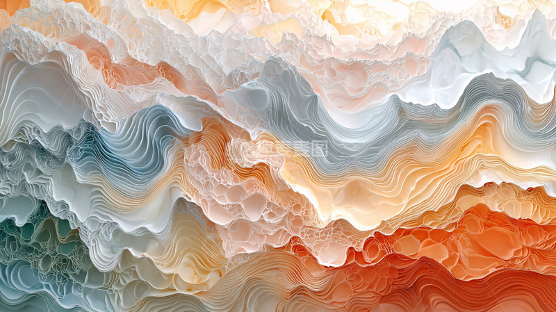 高清大图下载【趣麦麦图】抽象水彩纹理背景