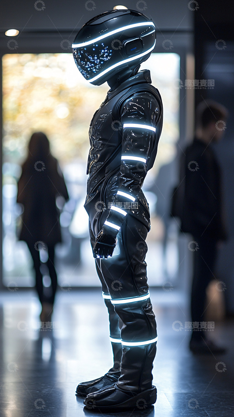 高清大图下载【趣麦麦图】未来科技感机器人