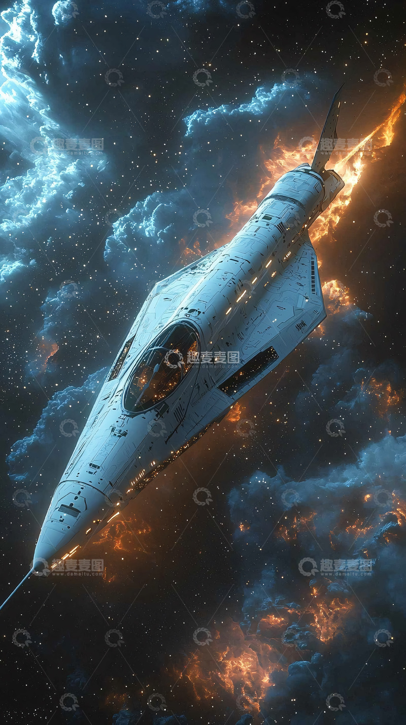 高清大图下载【趣麦麦图】宇宙飞船