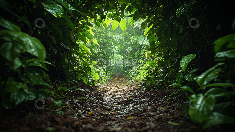 高清大图下载【趣麦麦图】森林小路