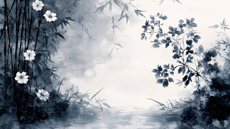 高清大图下载【趣麦麦图】水墨画