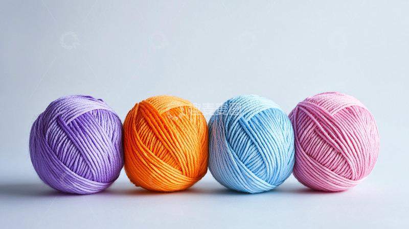 高清大图下载【趣麦麦图】彩色毛线球