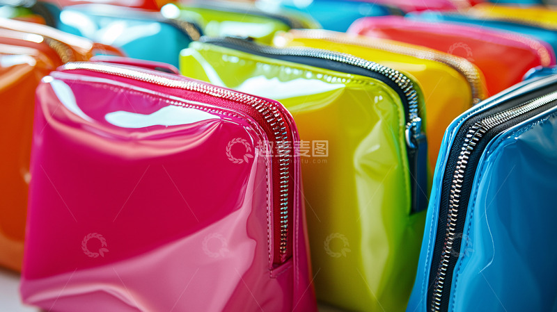 高清大图下载【趣麦麦图】亮面化妆包