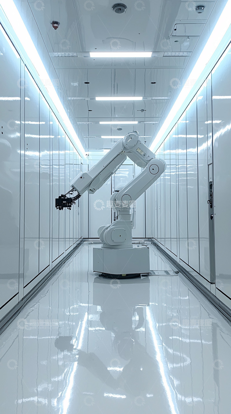 高清大图下载【趣麦麦图】未来科技感工业机器人