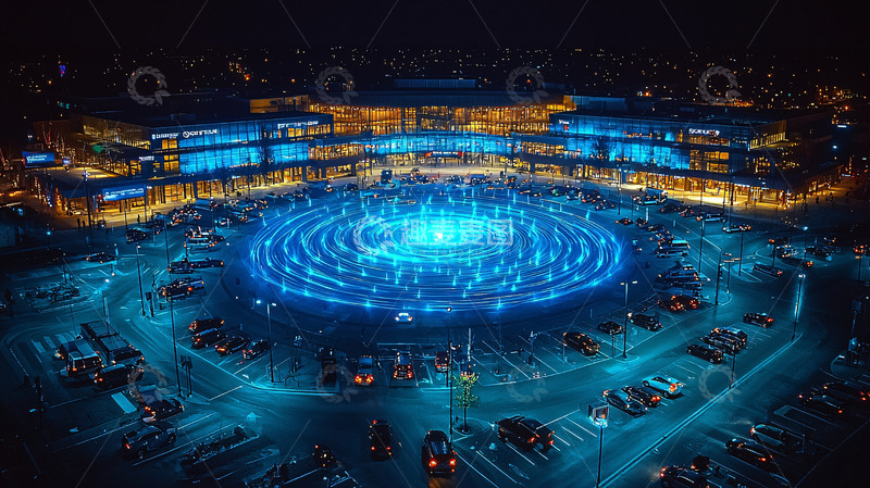 高清大图下载【趣麦麦图】夜景灯光秀