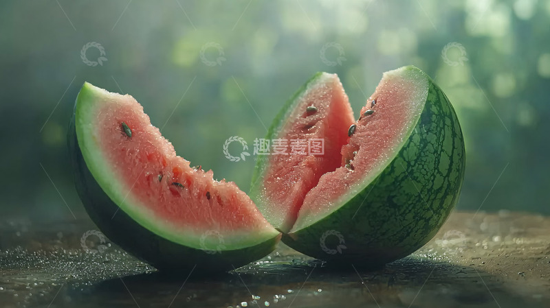 高清大图下载【趣麦麦图】切开的西瓜