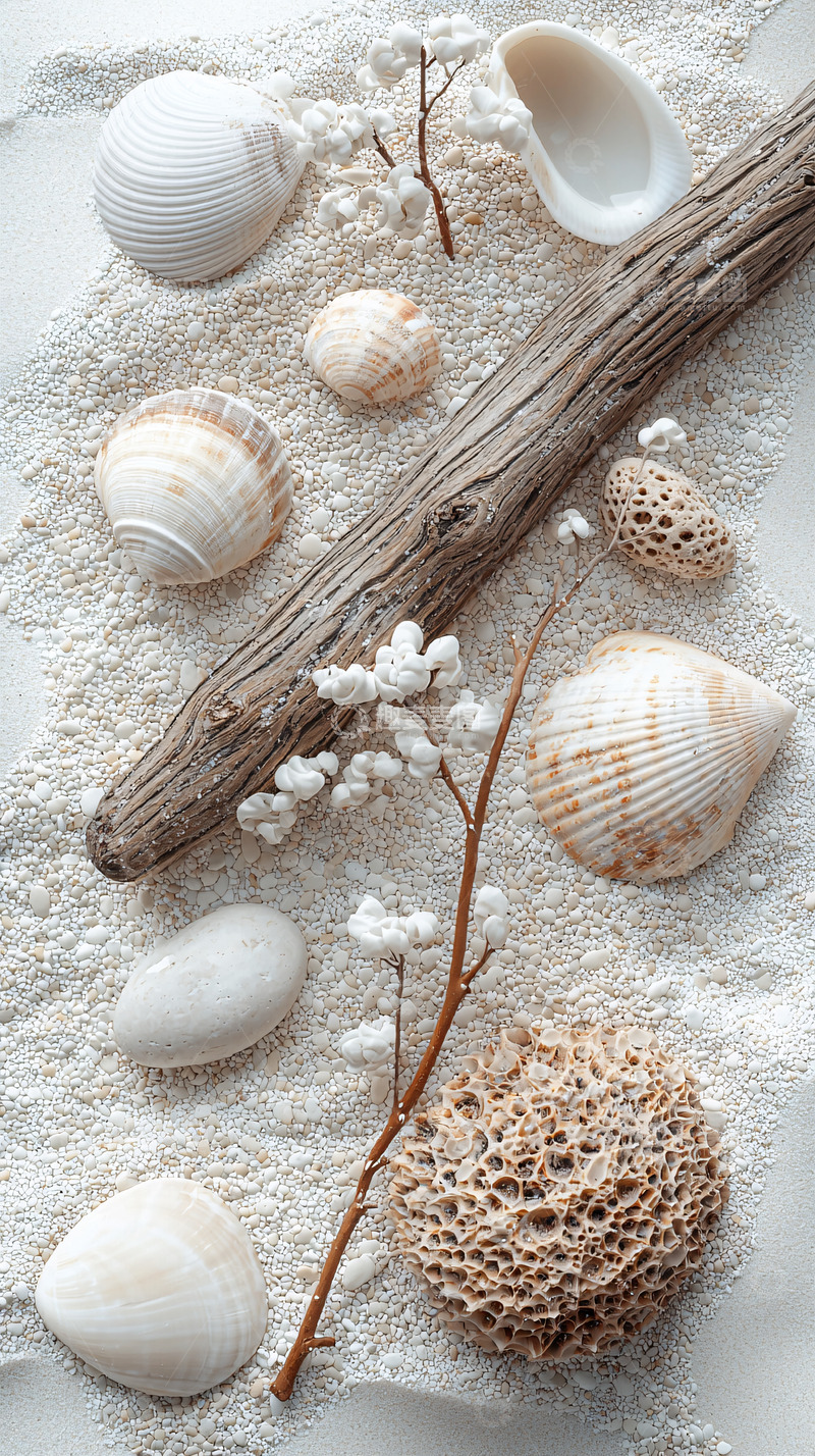 高清大图下载【趣麦麦图】海滩静物