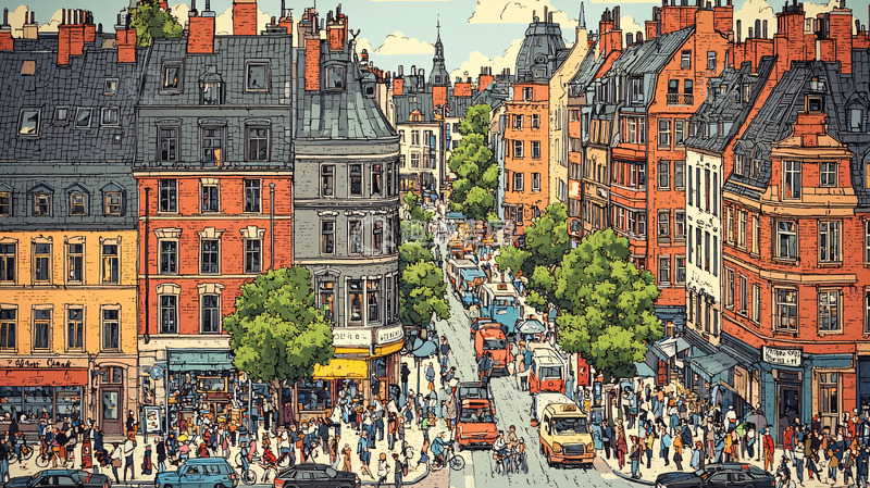 高清大图下载【趣麦麦图】欧洲街道