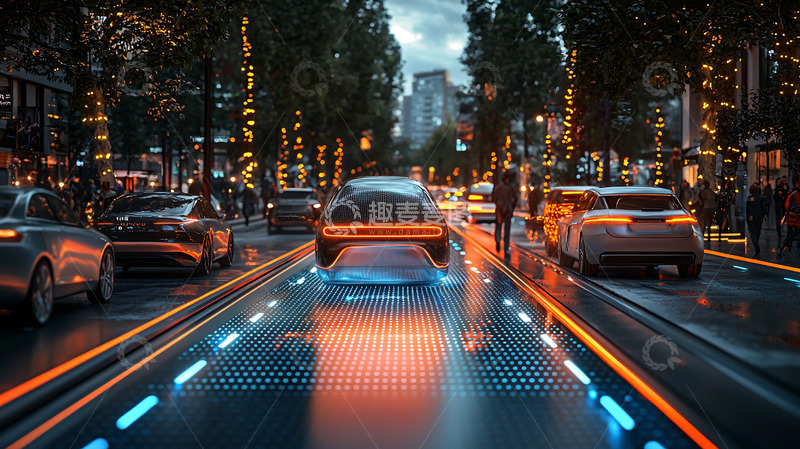 高清大图下载【趣麦麦图】未来城市夜景7