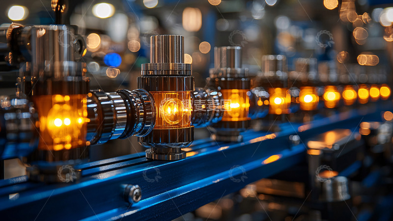 高清大图下载【趣麦麦图】工业流水线