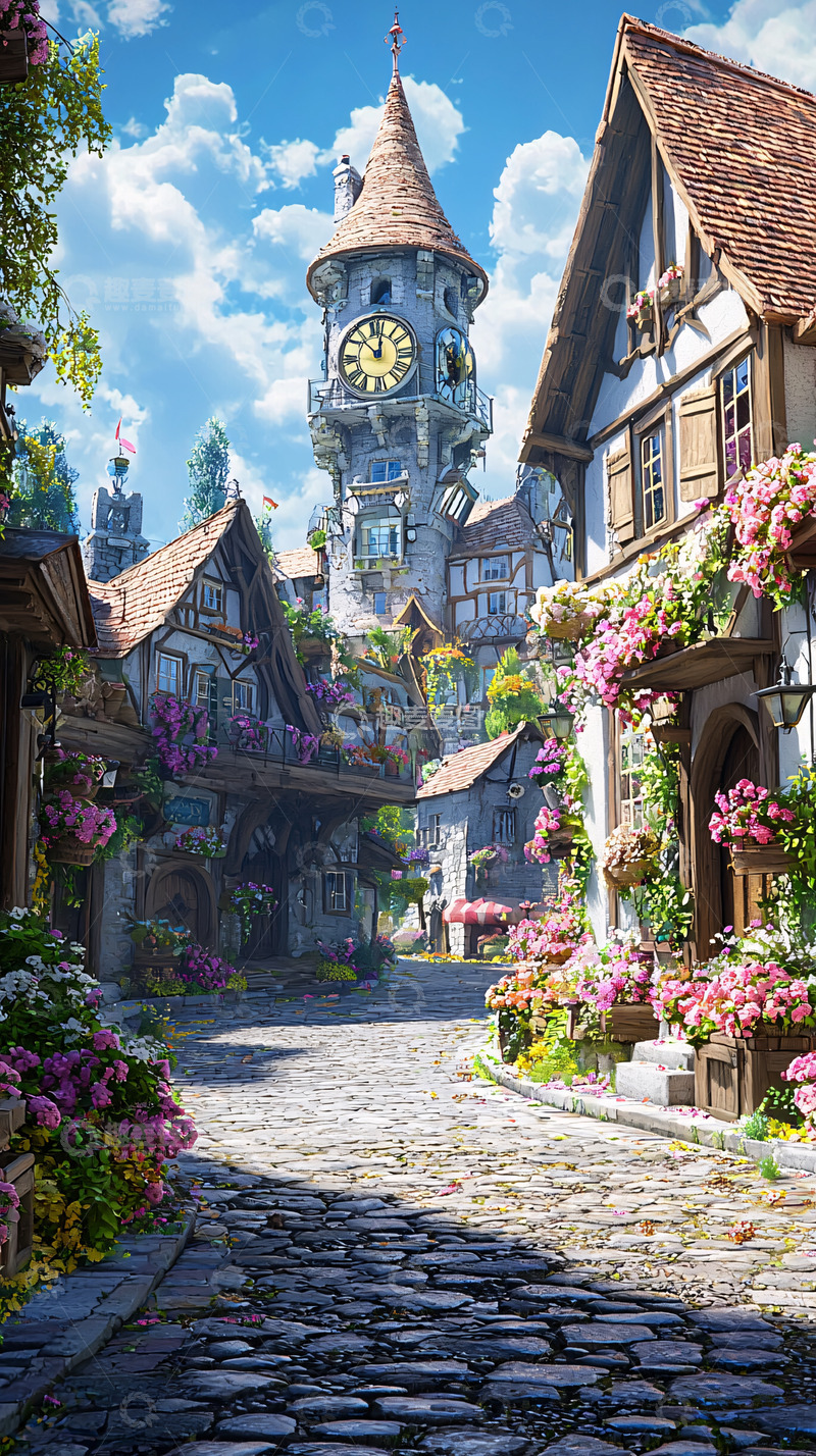 高清大图下载【趣麦麦图】童话小镇