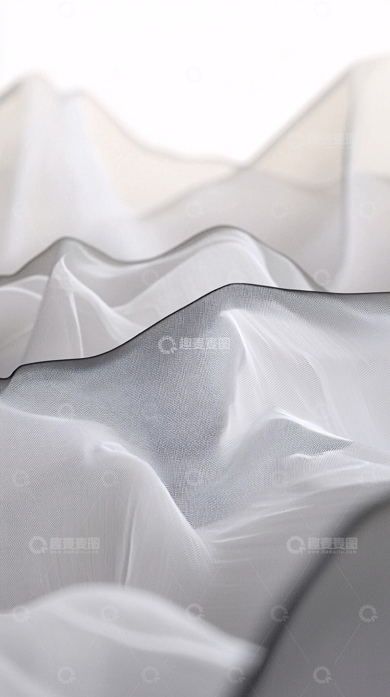 高清大图下载【趣麦麦图】轻盈飘逸的丝绸质感