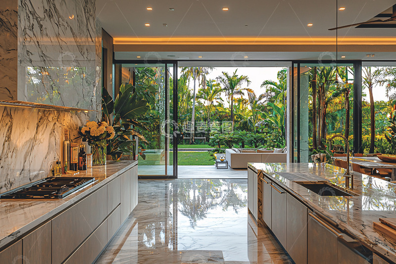 高清大图下载【趣麦麦图】现代极简风格厨房