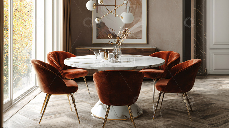 高清大图下载【趣麦麦图】现代轻奢餐厅