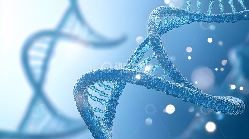 高清大图下载【趣麦麦图】卡通医疗健康DNA矢量插画10