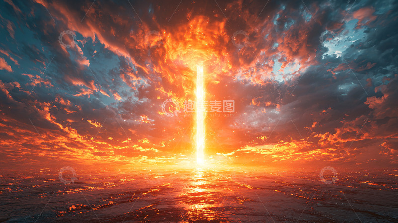 高清大图下载【趣麦麦图】火柱