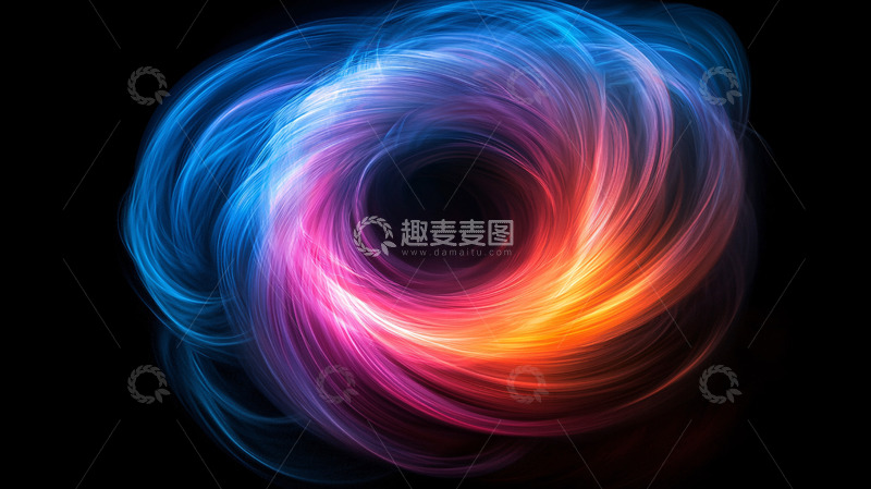 高清大图下载【趣麦麦图】抽象漩涡