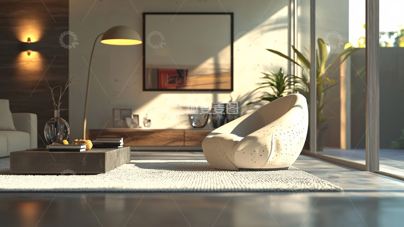 高清大图下载【趣麦麦图】现代简约客厅设计