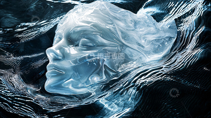 高清大图下载【趣麦麦图】冰封人脸