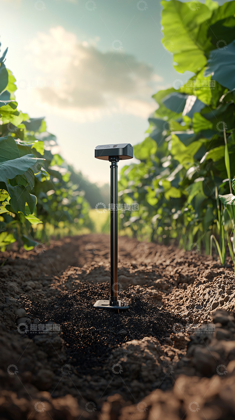 高清大图下载【趣麦麦图】田野中的小型传感器