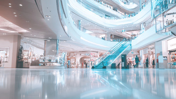 现代化大型购物中心