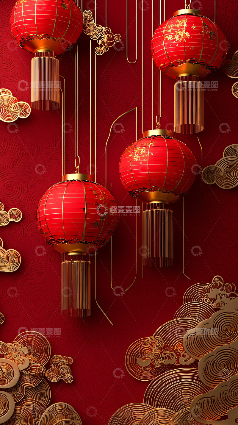 高清大图下载【趣麦麦图】红灯笼