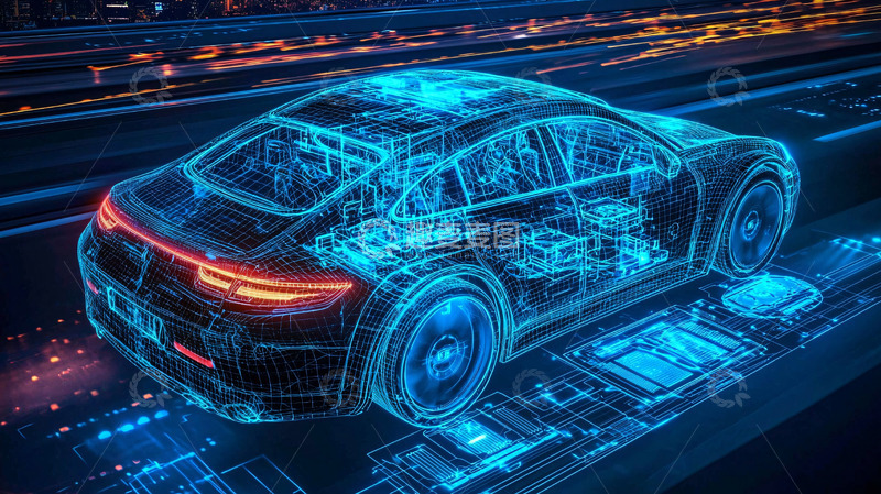 高清大图下载【趣麦麦图】汽车内部结构