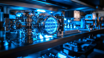 蓝色科技感设备