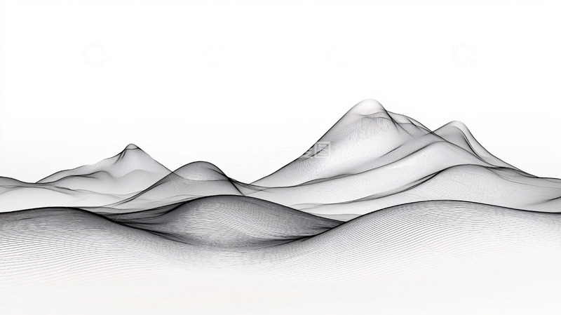 高清大图下载【趣麦麦图】水墨山水画119