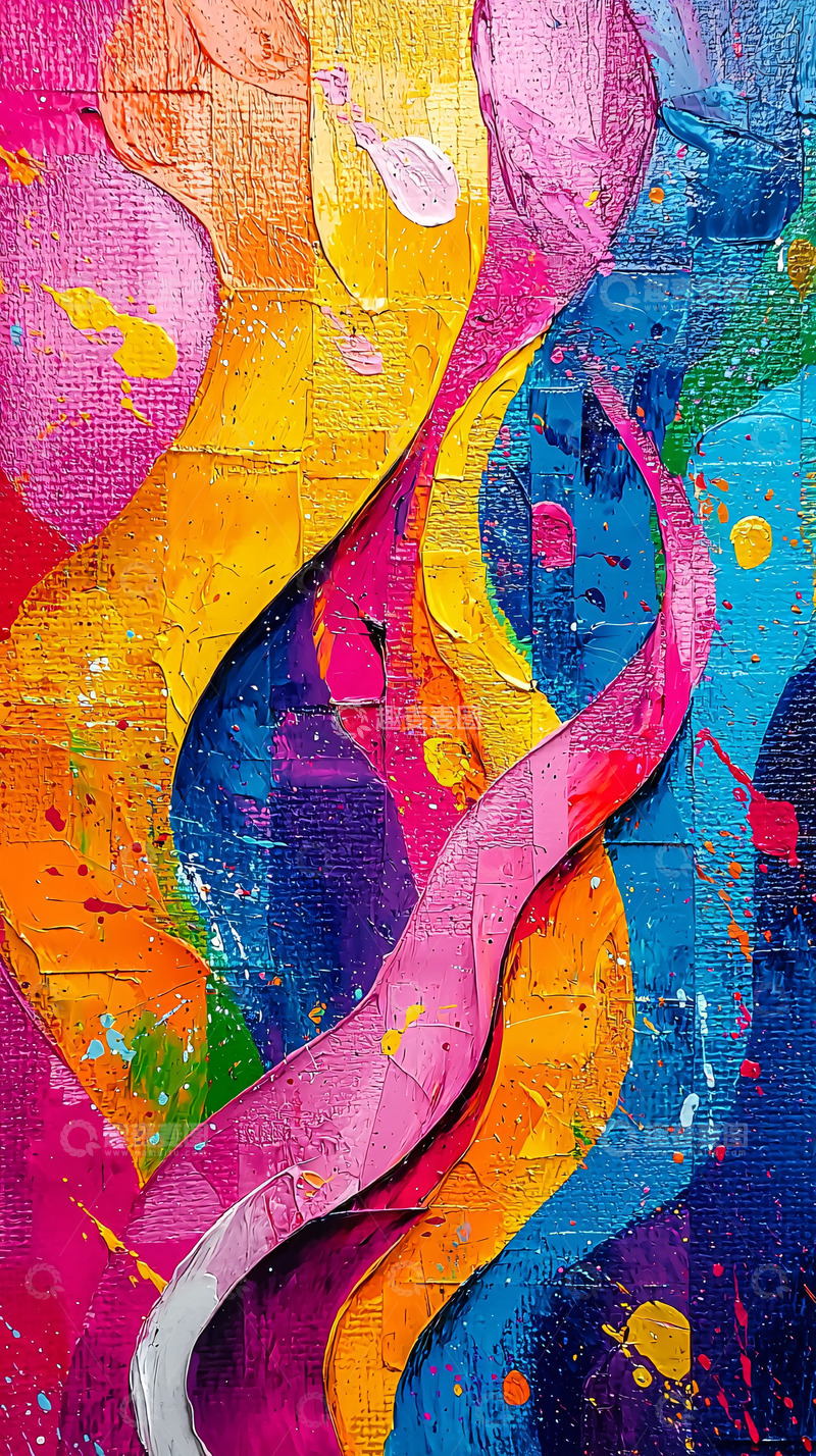 高清大图下载【趣麦麦图】抽象油画