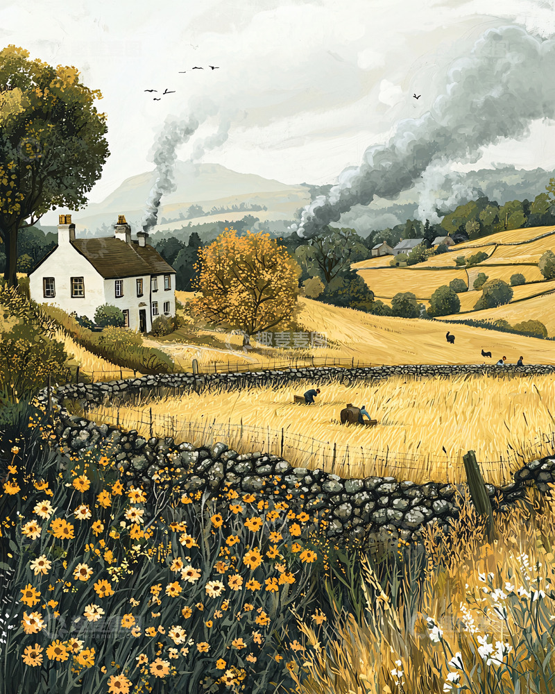 高清大图下载【趣麦麦图】田园风光乡村景色